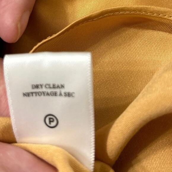 A.L.C NWT Jaime Ruched One Shoulder Top in Tawny/Gold Size 10 - Picture 12 of 14